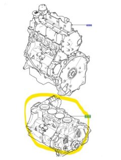 Mootori plokk 2.0L I4 Diisel