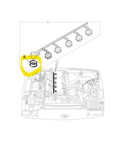 Pihusti juhtmesarja tihendid plokikaane külge